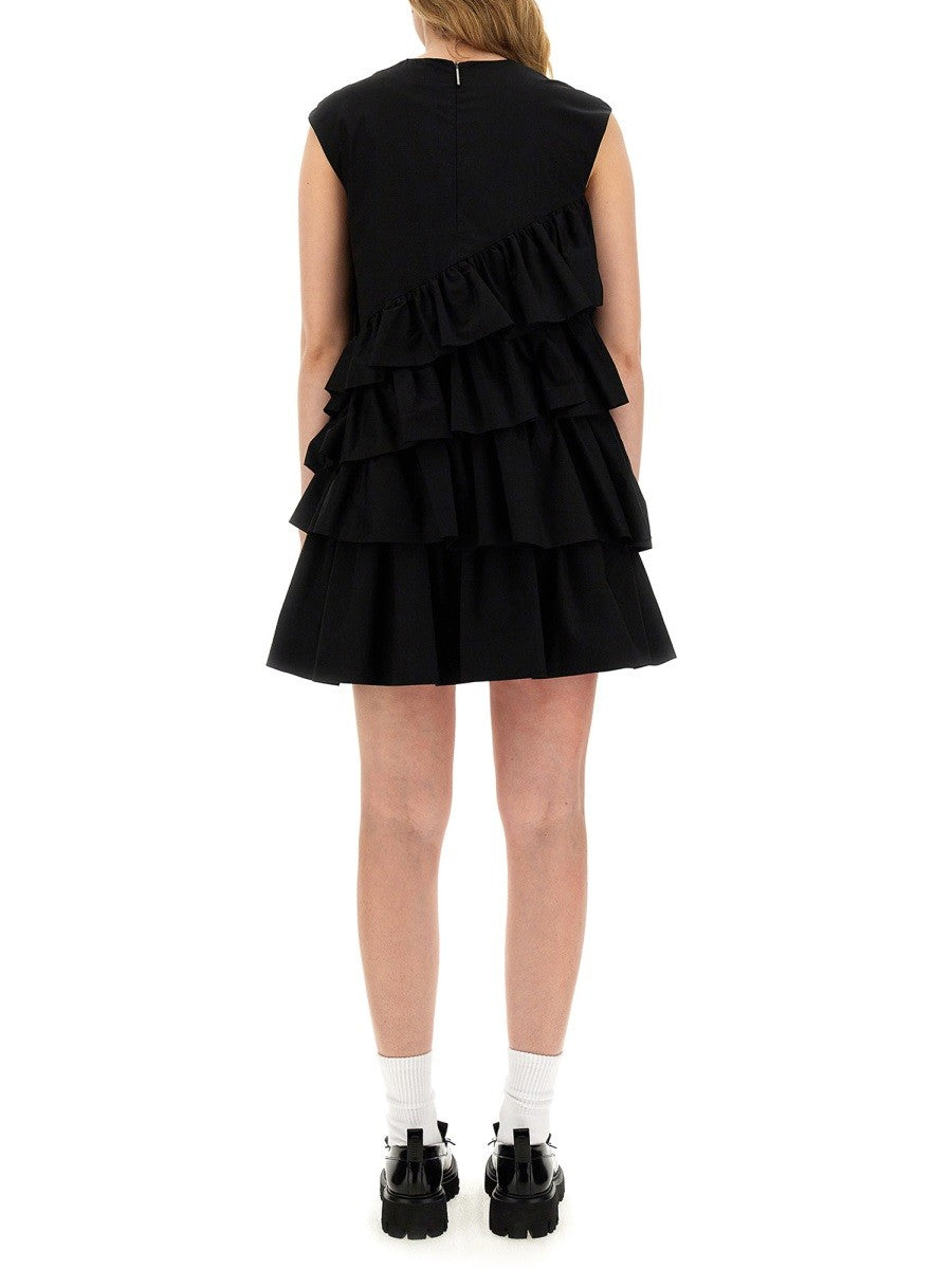 msgm DRESS WITH RUFFLES