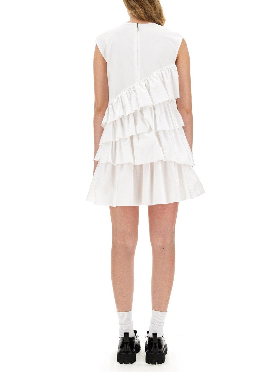 msgm DRESS WITH RUFFLES