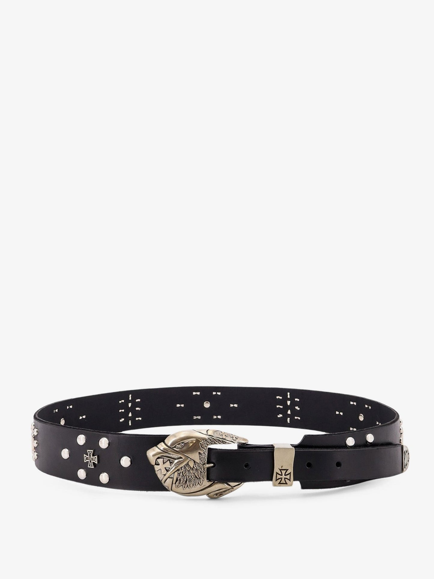 ENFANTS RICHES DEPRIMES Eagle Petit Iron leather belt