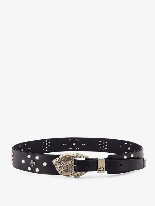 ENFANTS RICHES DEPRIMES Eagle Petit Iron leather belt