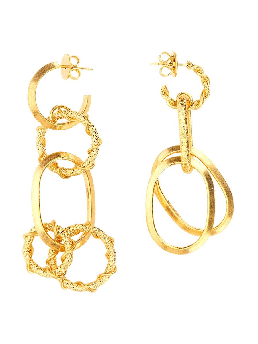 Dsquared EARRING WITH CHAIN RINGS