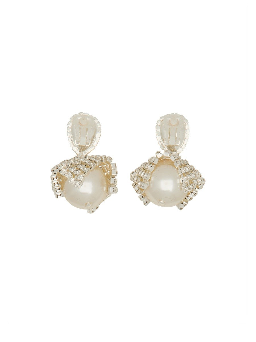 MAGDA BUTRYM EARRINGS WITH PEARLS