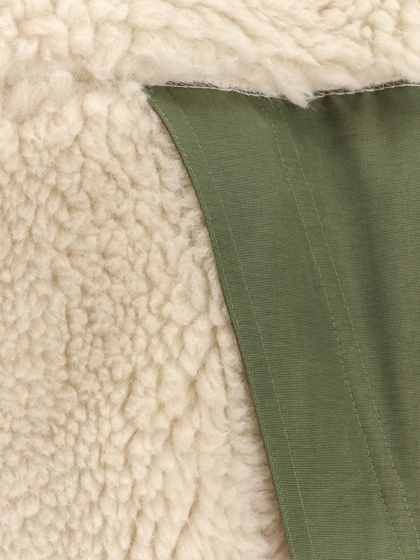 SACAI Eco shearling and nylon jacket