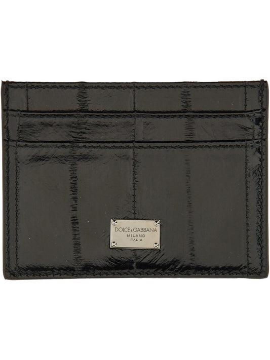 Dolce & Gabbana EEL SKIN CARD CASE