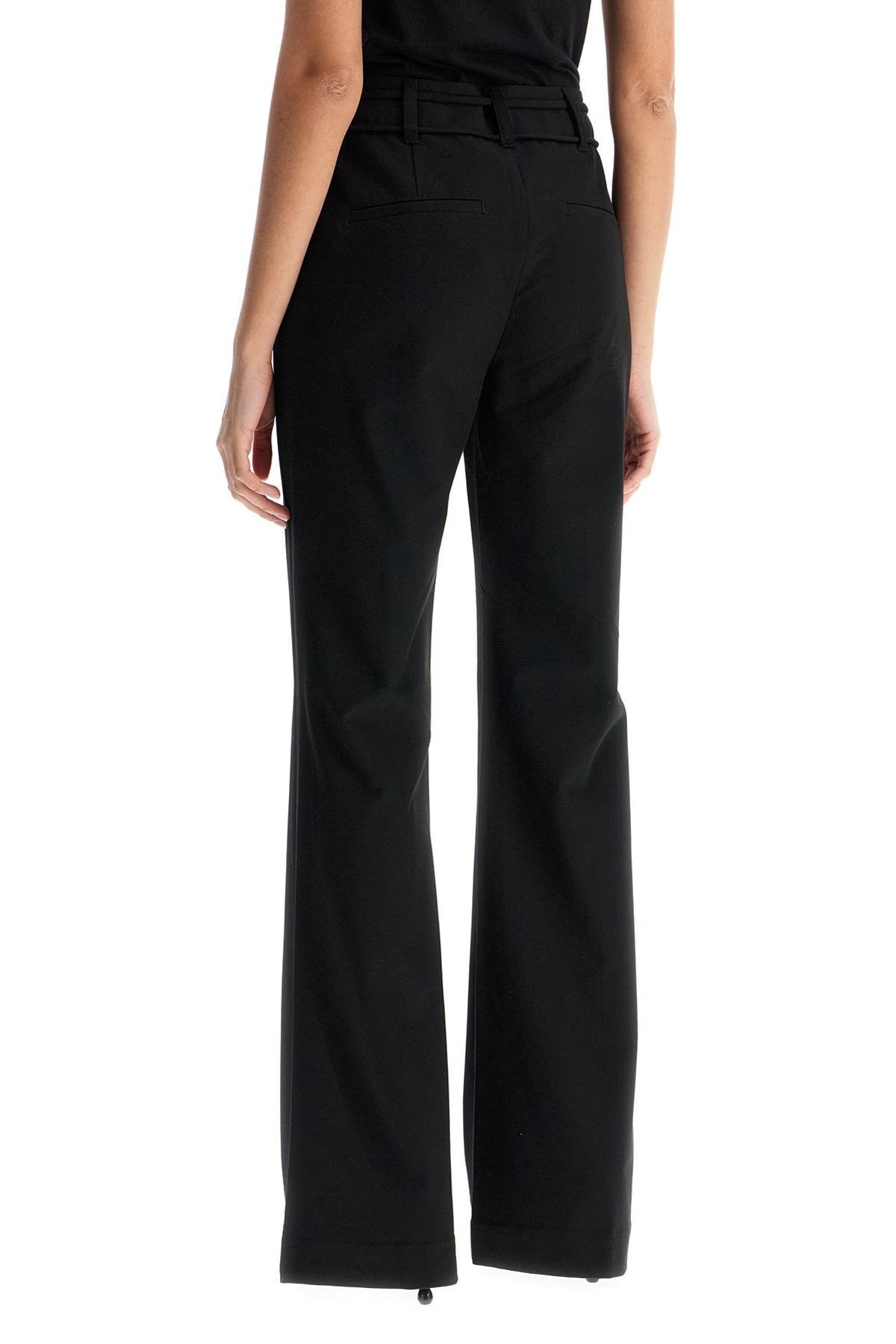 ROTATE elegant pink recycled polyester women's trousers