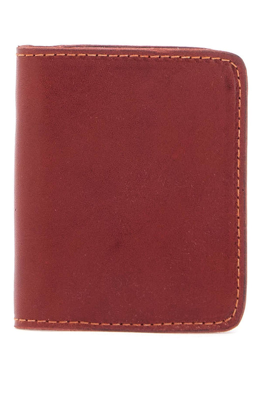 GUIDI elegant red kangaroo leather wallet with card slots