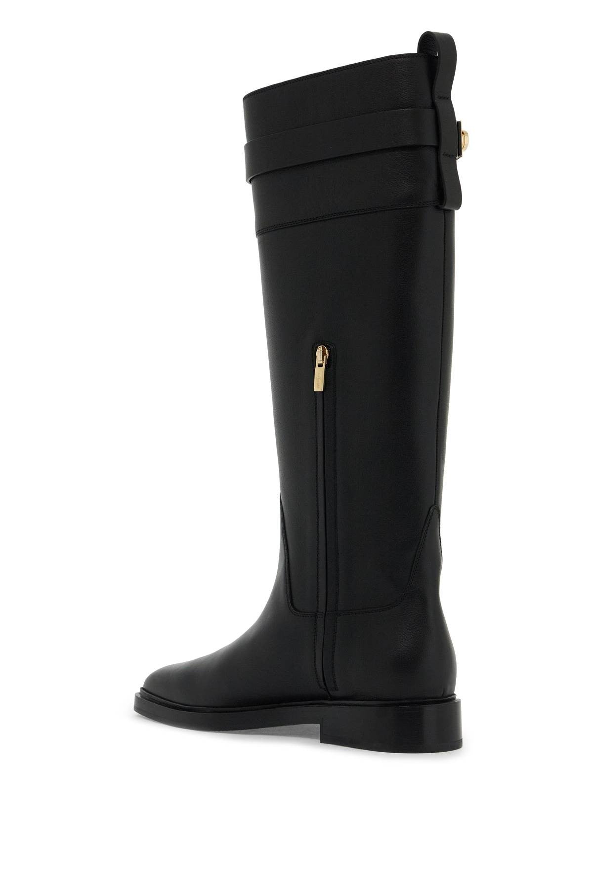 Ferragamo ely ornate boot with decor