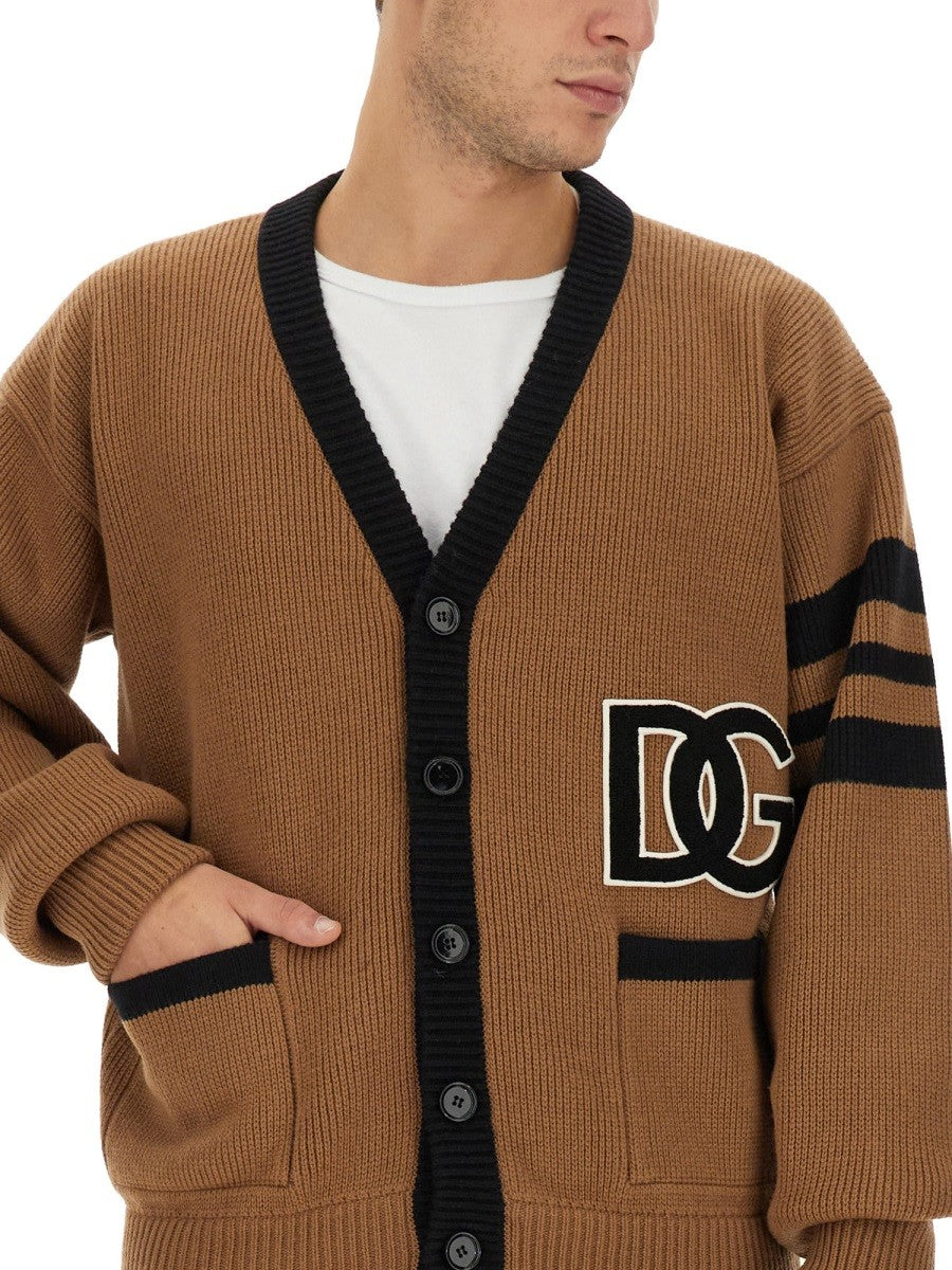 Dolce & Gabbana ENGLISH RIB WOOL CARDIGAN