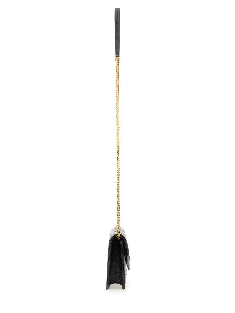 Saint Laurent "ENVELOPE CASSANDRE" WALLET WITH CHAIN