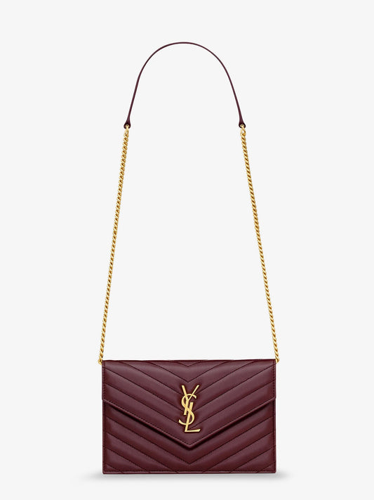 Saint Laurent Envelope leather shoulder bag