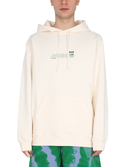 msgm FANTASTIC GREEN SWEATSHIRT