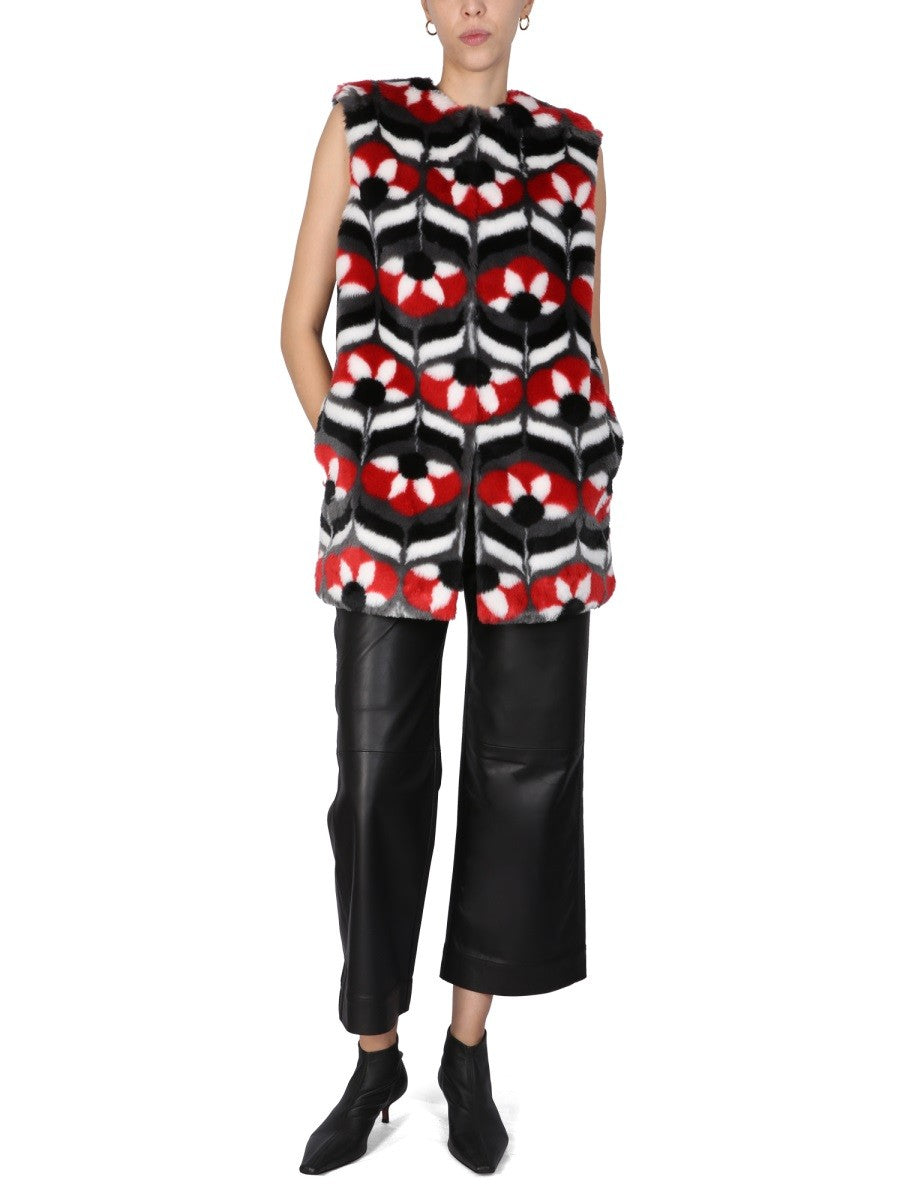 Boutique Moschino FAUX FUR VEST