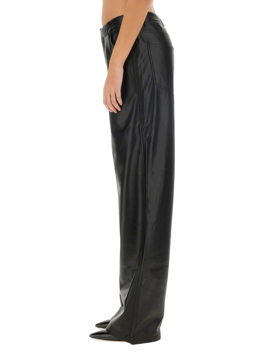 ROTATE BIRGER CHRISTENSEN FAUX LEATHER PANTS