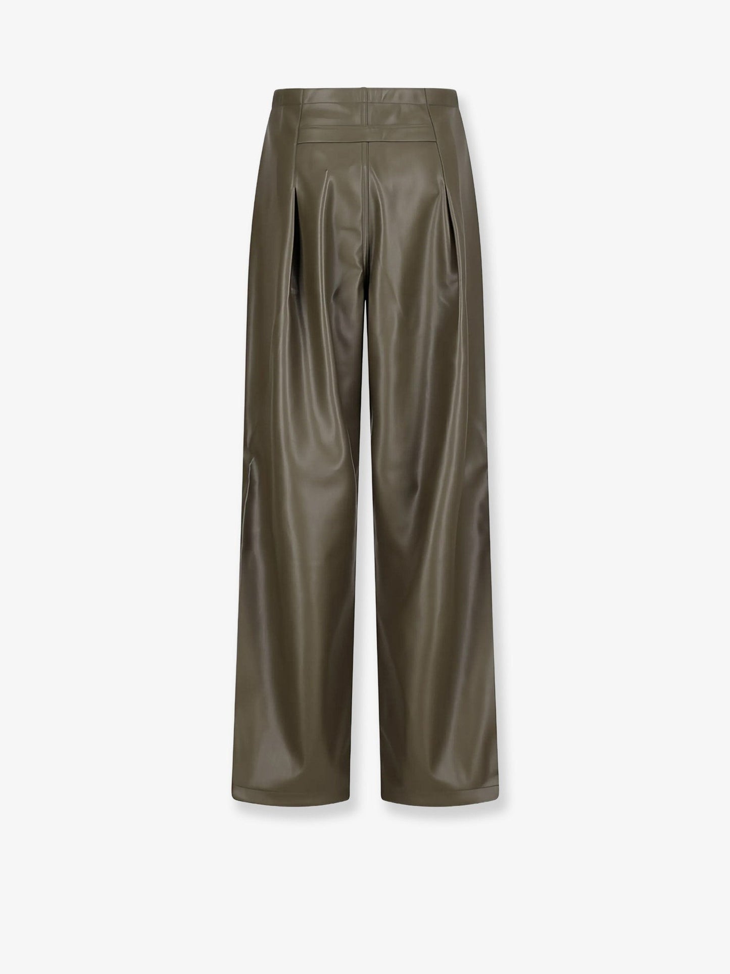 DARKPARK Faux leather relaxed fit trousers