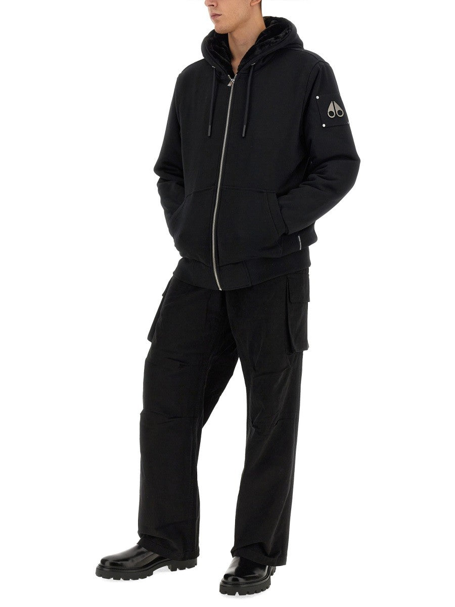 MOOSE KNUCKLES FELPA CON ZIP