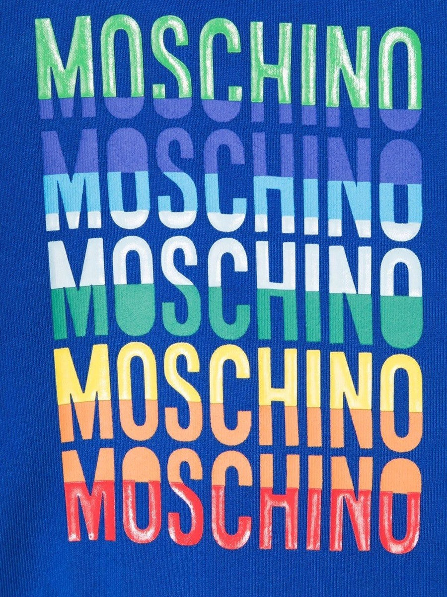 Moschino FELPA IN COTONE CON LOGO