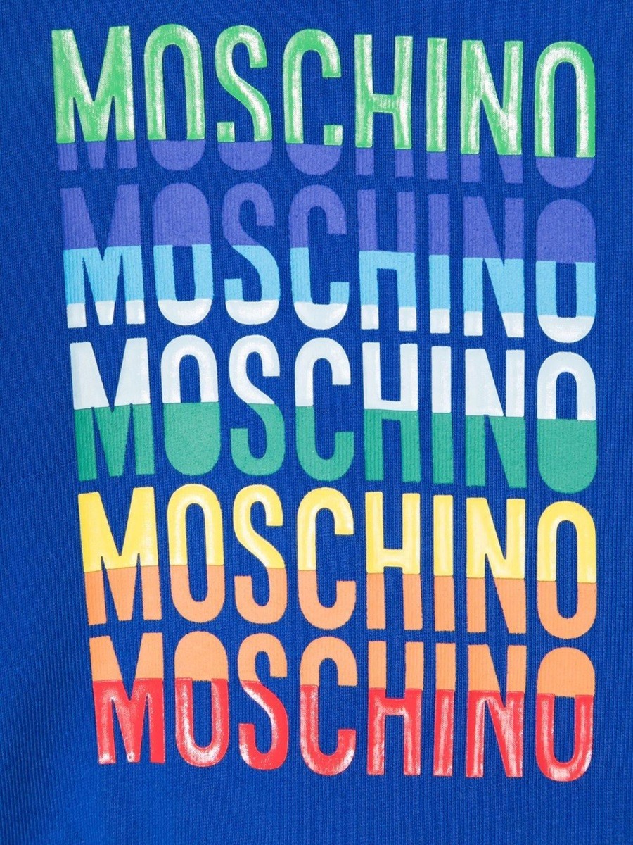 Moschino FELPA IN COTONE CON LOGO