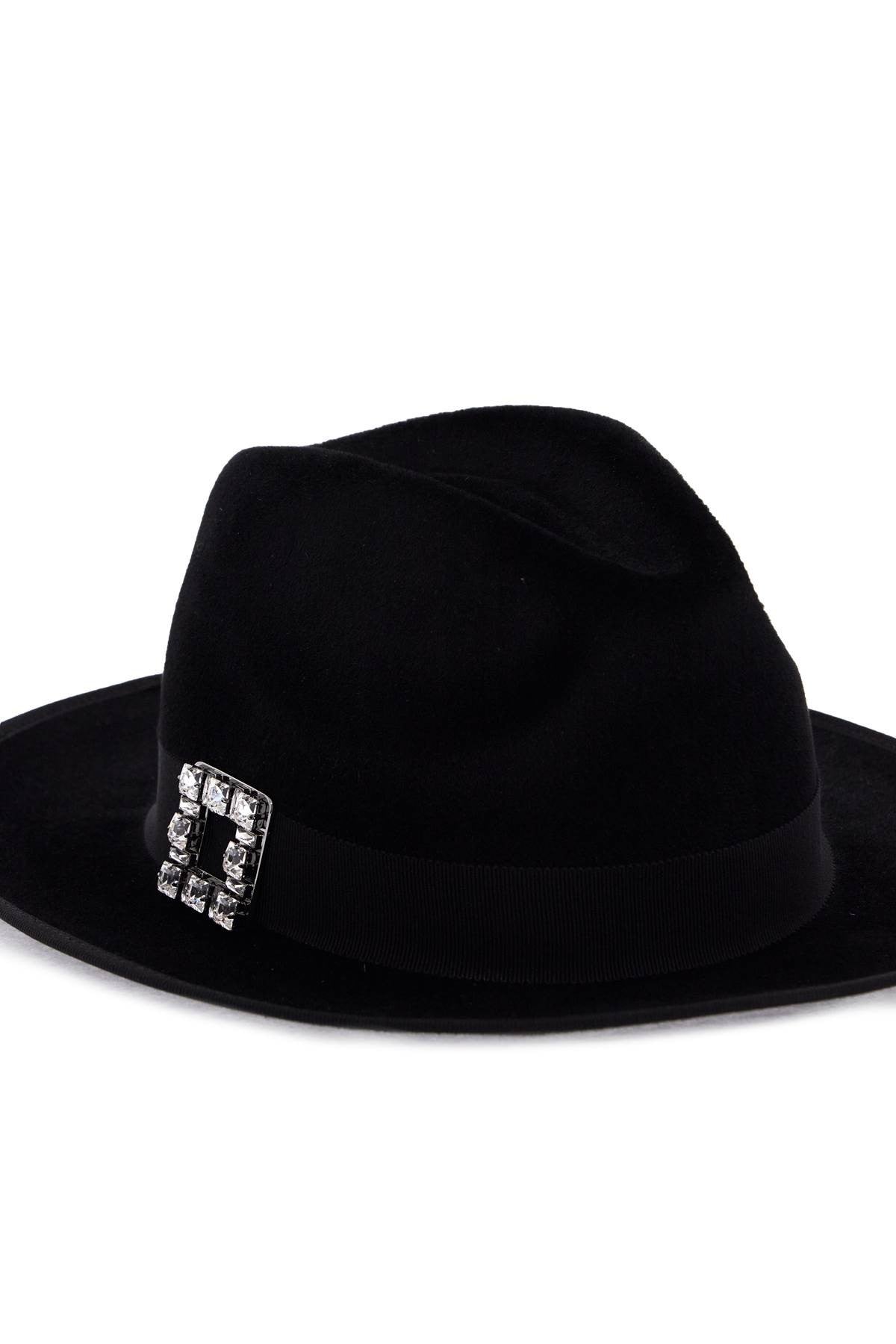 ROGER VIVIER "felted wool fedora très vivier