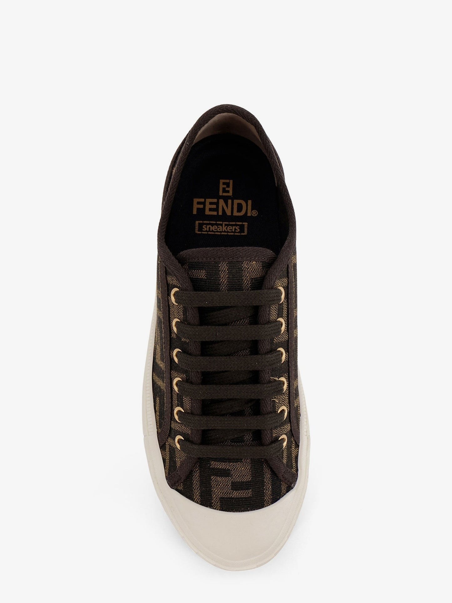 Fendi Fendi Domino FF Jacquard fabric sneakers