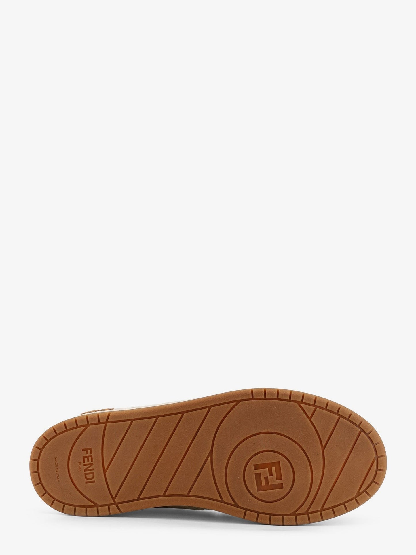 Fendi Fendi Match FF Jacquard and leather sneakers