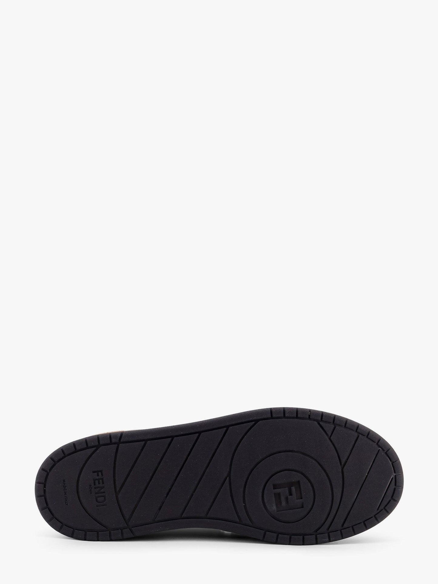 Fendi Fendi Match low-top FF jacquard fabric and suede sneakers