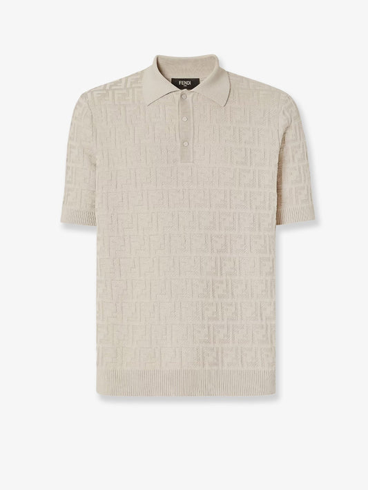 Fendi FF cotton polo shirt