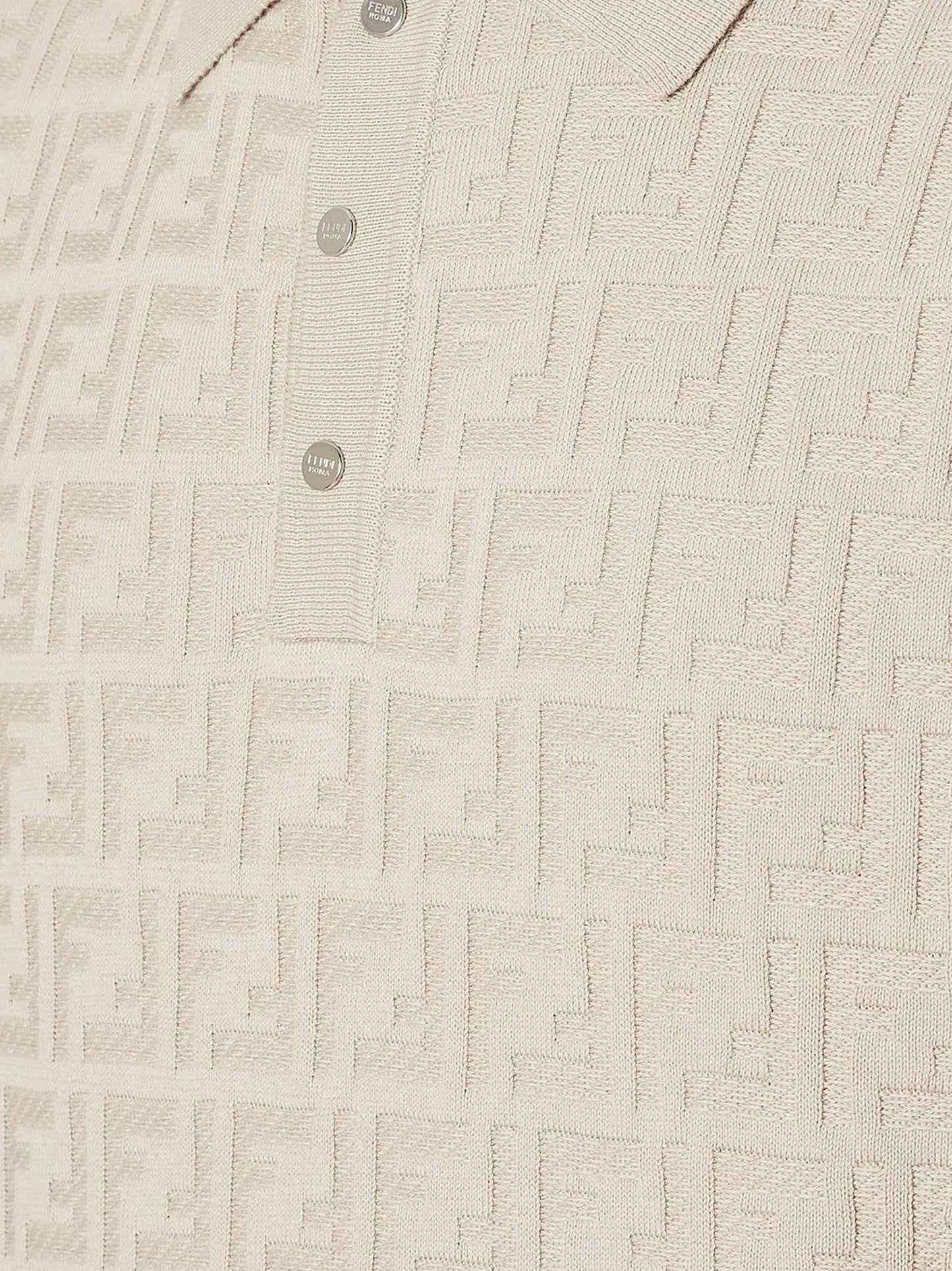Fendi FF cotton polo shirt