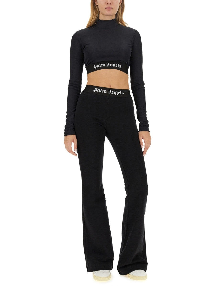 Palm Angels FLARE FIT PANTS