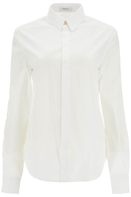 WARDROBE.NYC flared cotton shirt for women