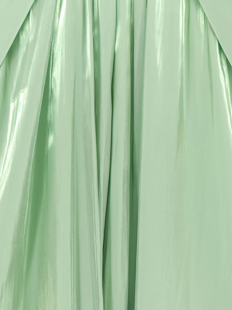 Actualee Flared satin long dress