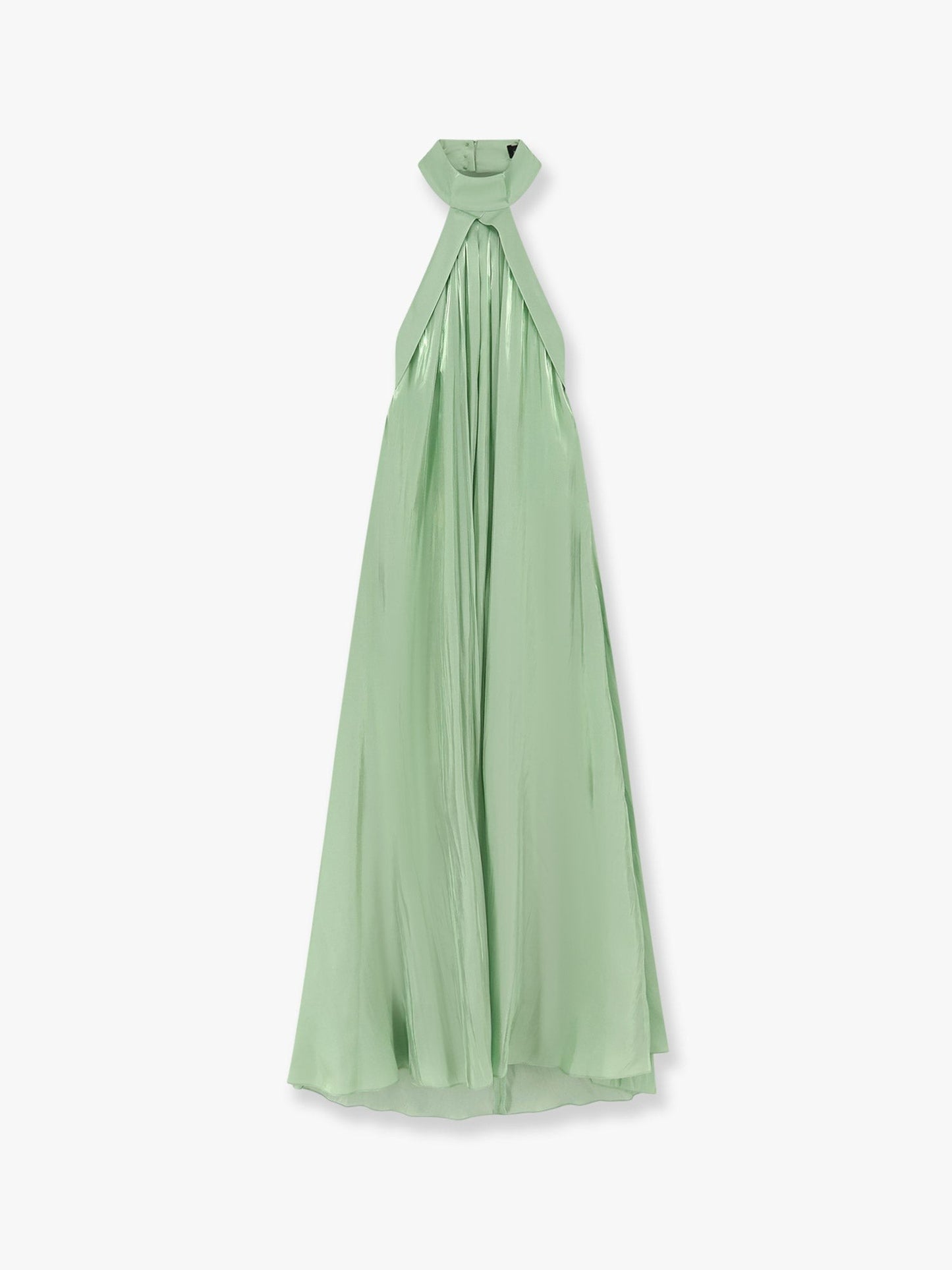 Actualee Flared satin long dress