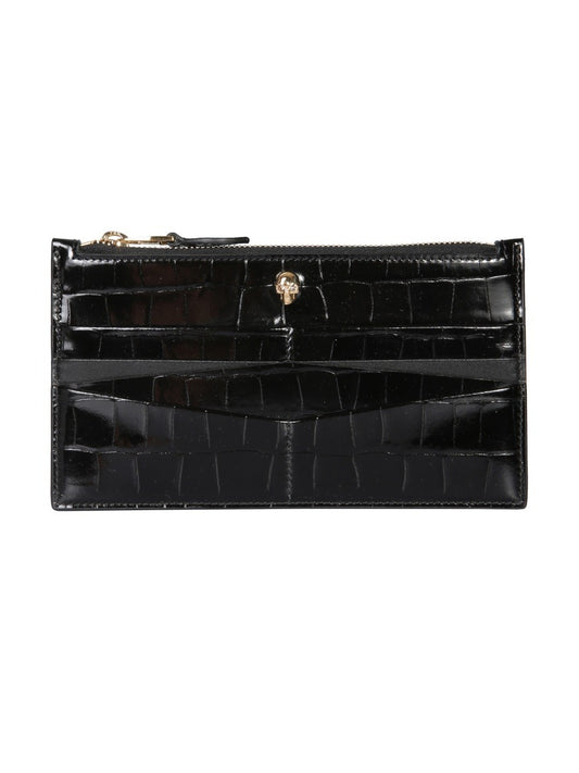 Alexander Mcqueen FLAT WALLET WITH ZIPPER