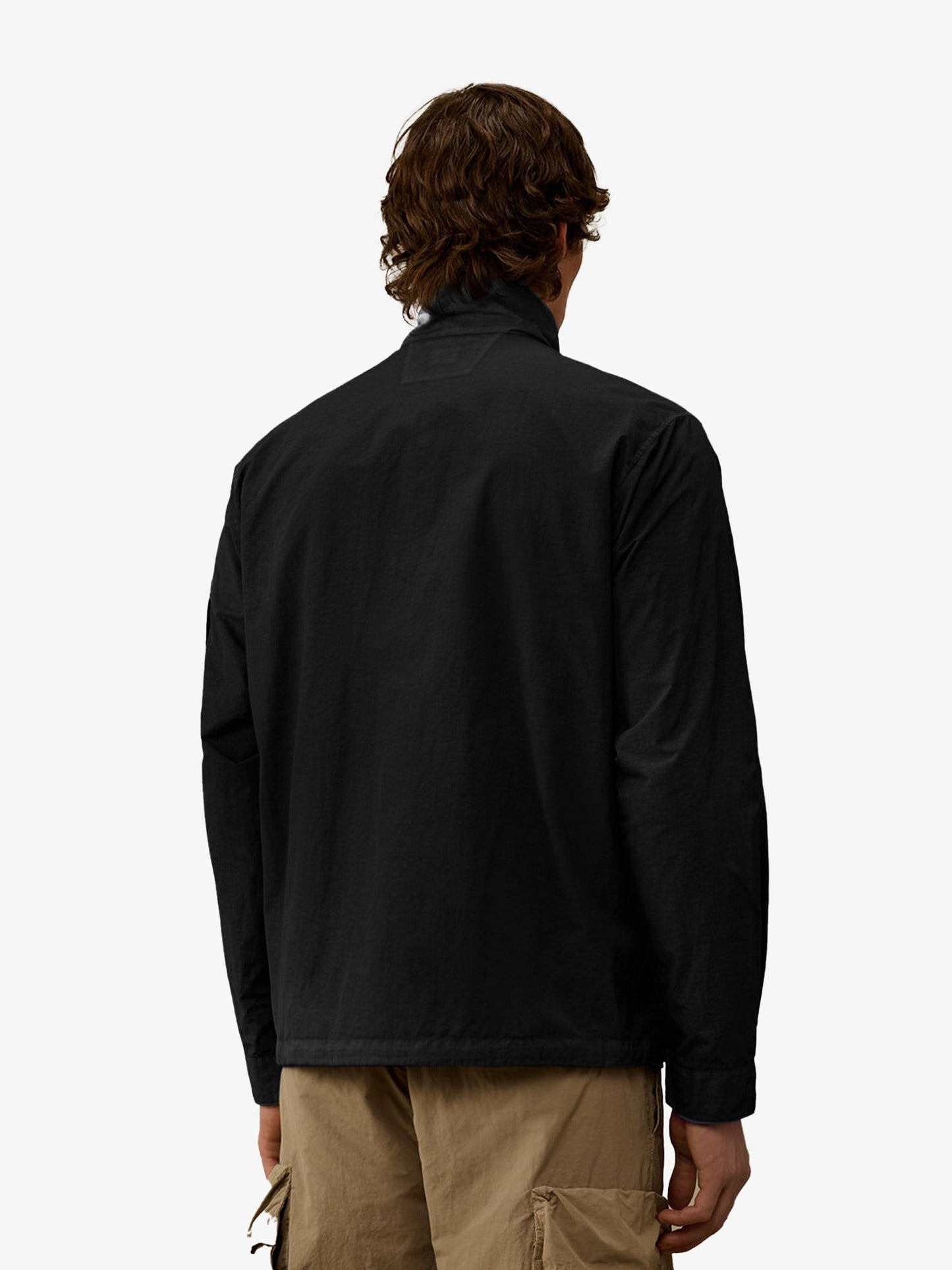 C.P.COMPANY Flatt Nylon jacket with Logo iconic detail