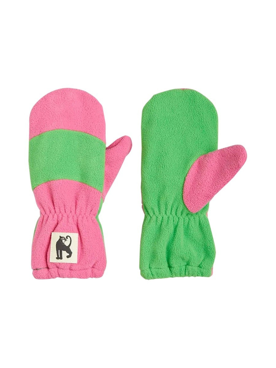 MINI RODINI fleece panel gloves