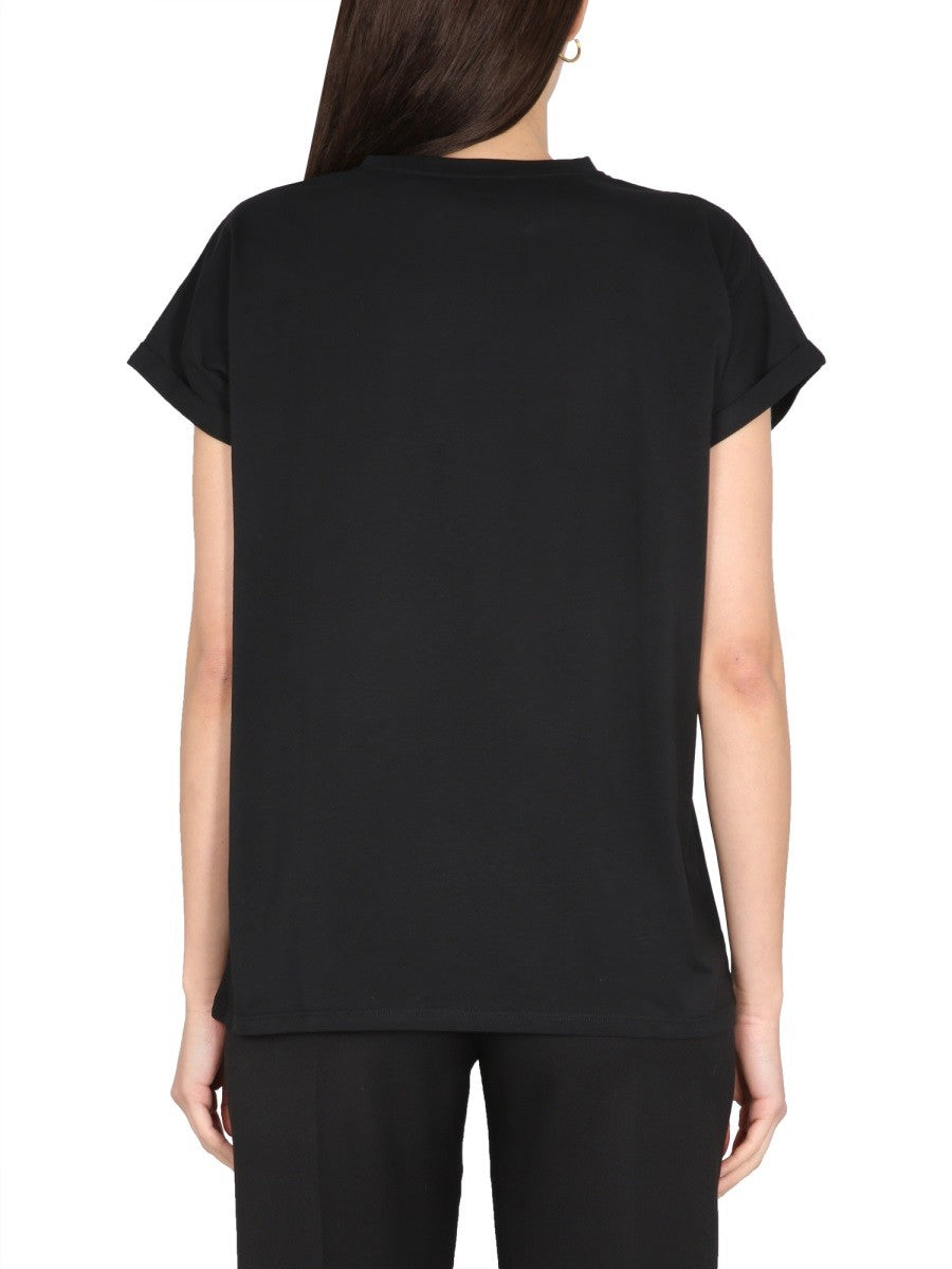 Balmain FLOCKED LOGO T-SHIRT