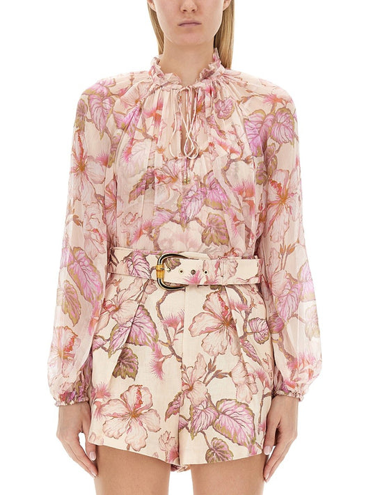 Zimmermann FLORAL PRINT SHIRT