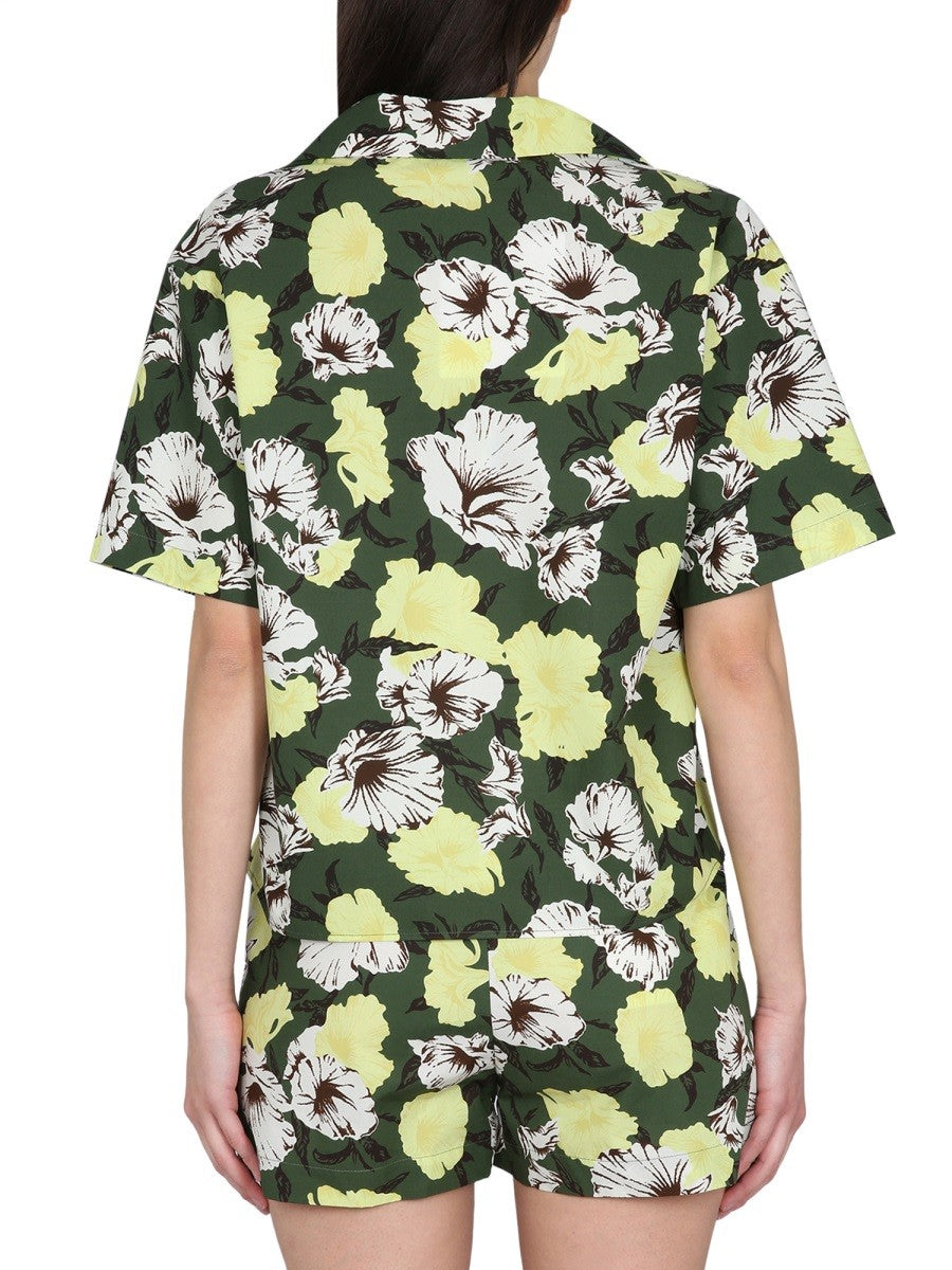 msgm FLORAL PRINT SHIRT