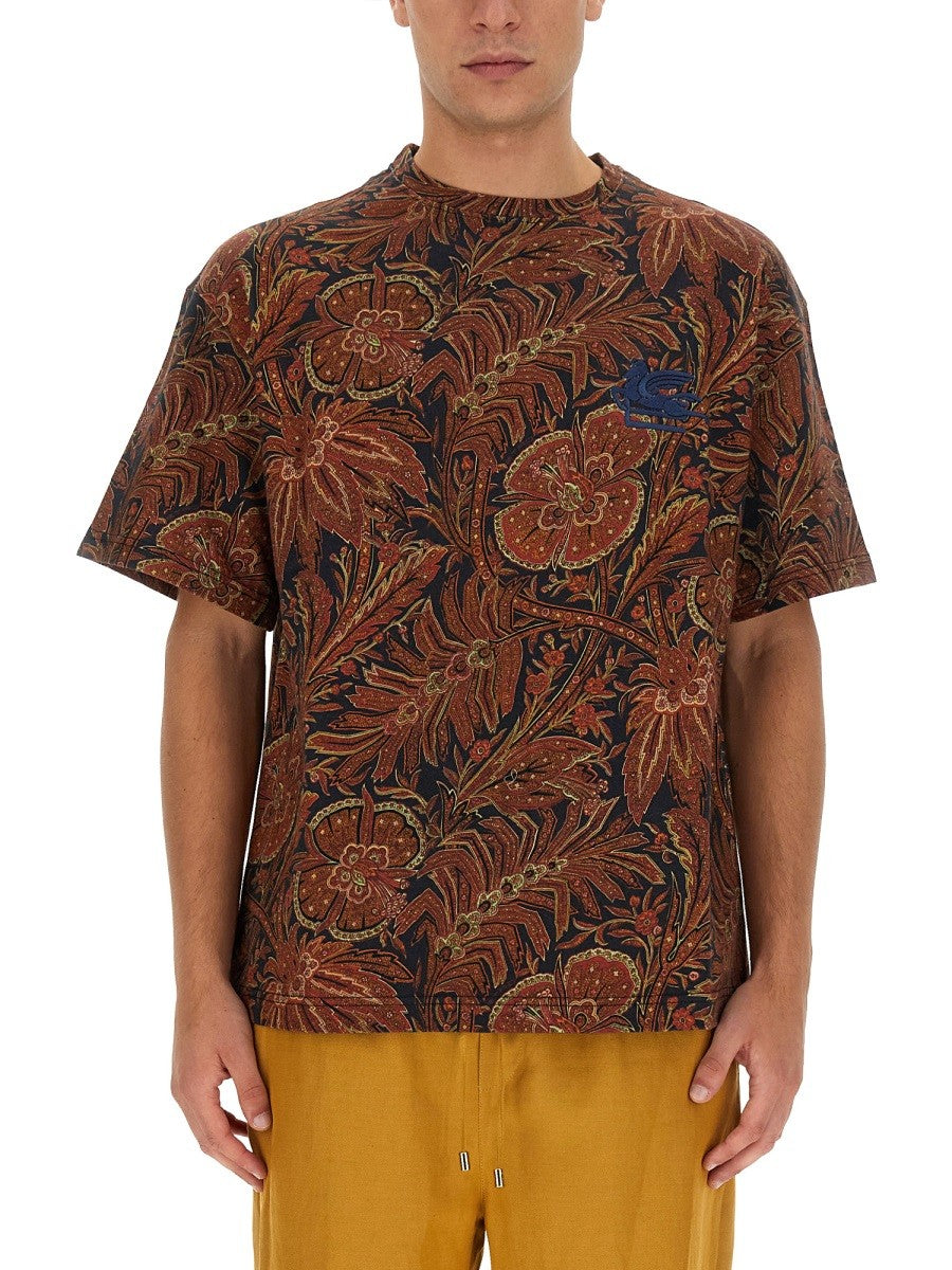 Etro FLORAL PRINT T-SHIRT