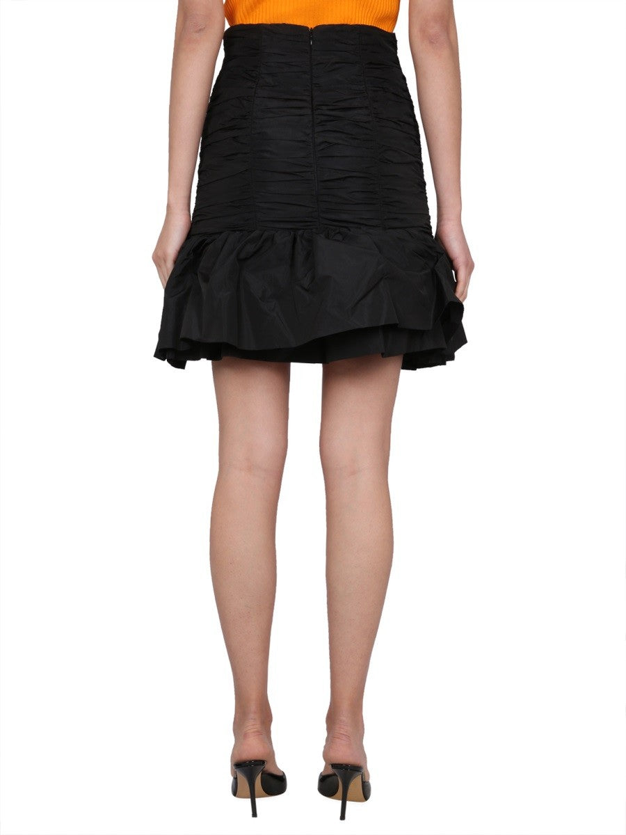 PATOU FLOUNCED MINI SKIRT