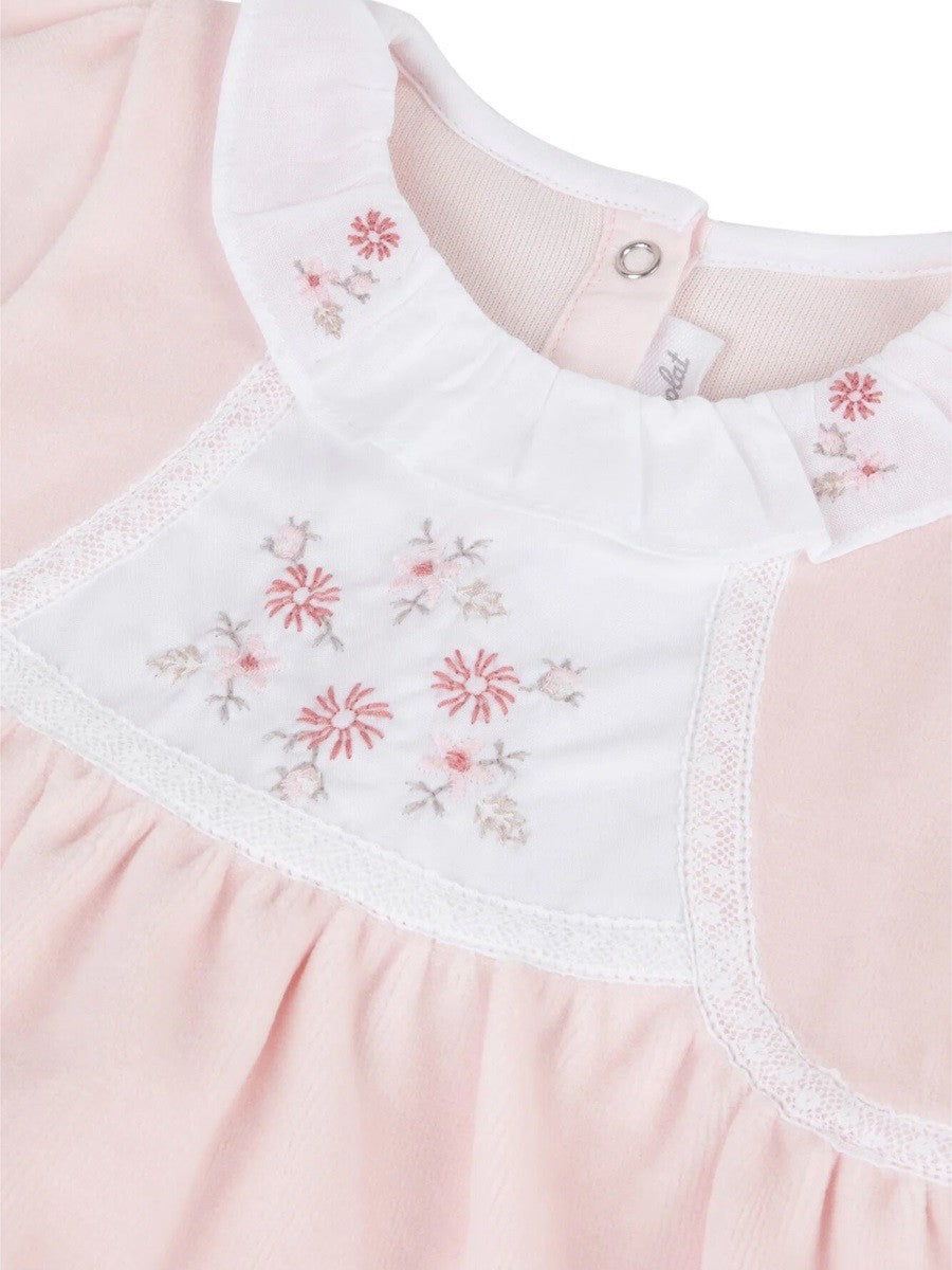 TARTINE ET CHOCOLAT FLOWER COLLAR ROMPER