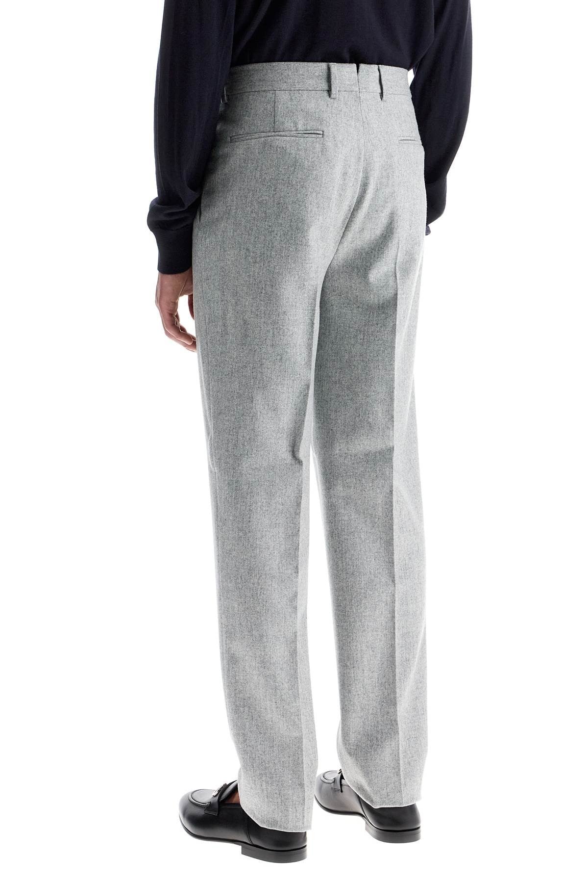 Zegna formal wool trousers with pleats