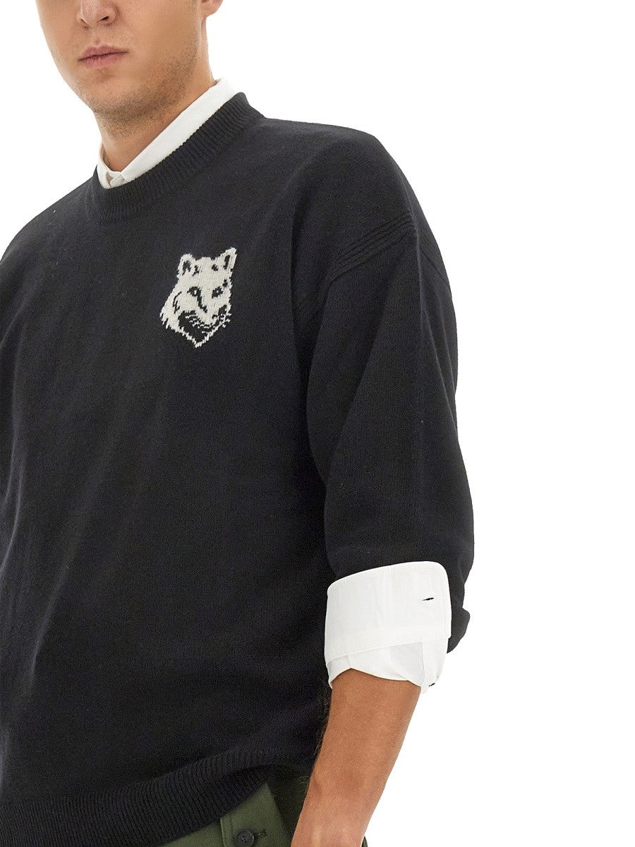 Maison Kitsune FOX HEAD JERSEY