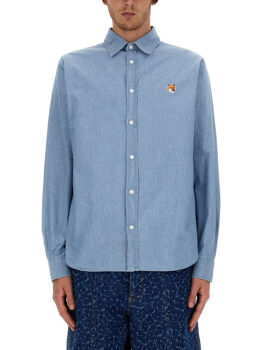 Maison Kitsune "FOX HEAD" SHIRT