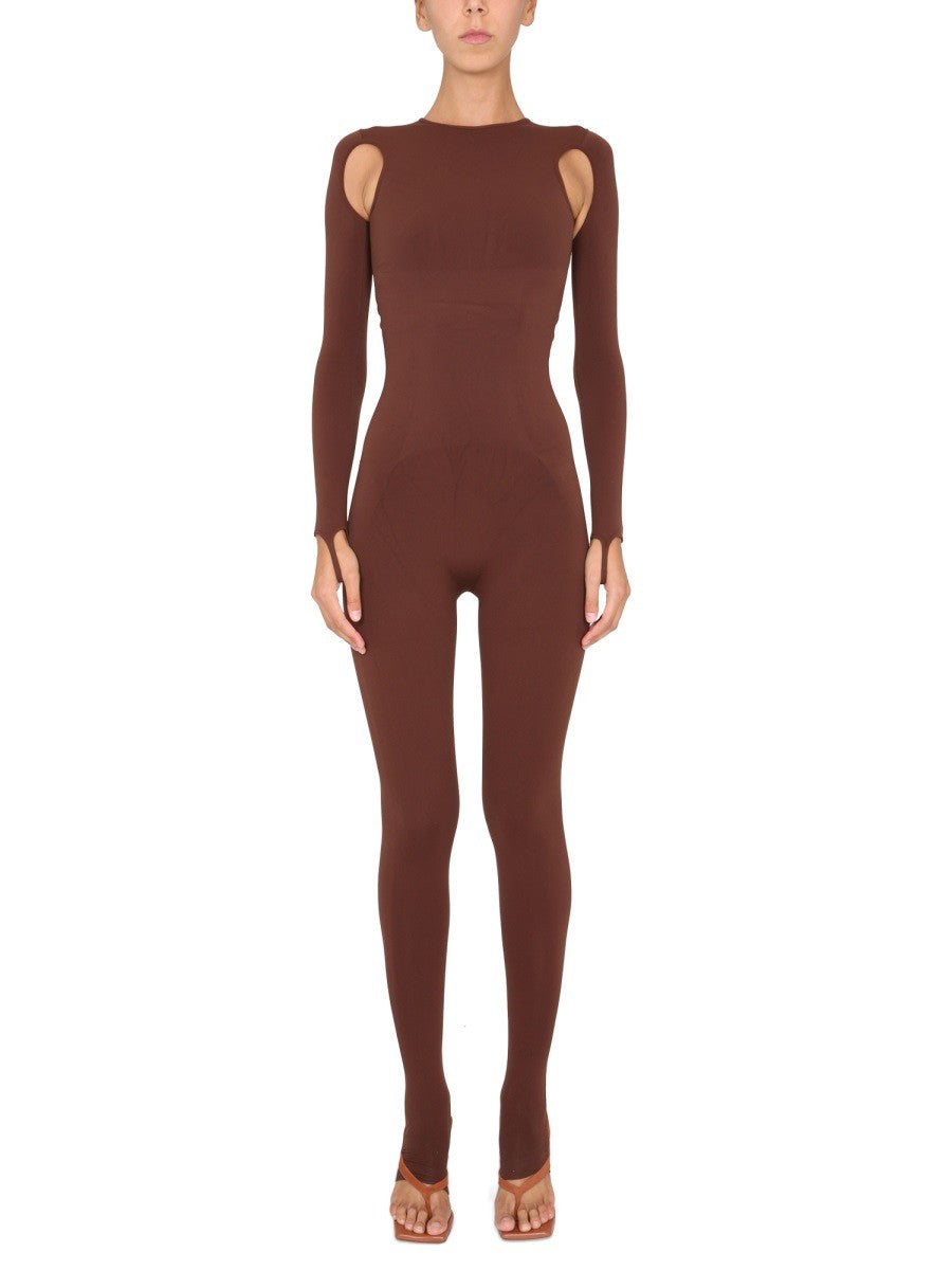 ANDREADAMO FULL JUMPSUIT WITH CUT-OUT DETAILS