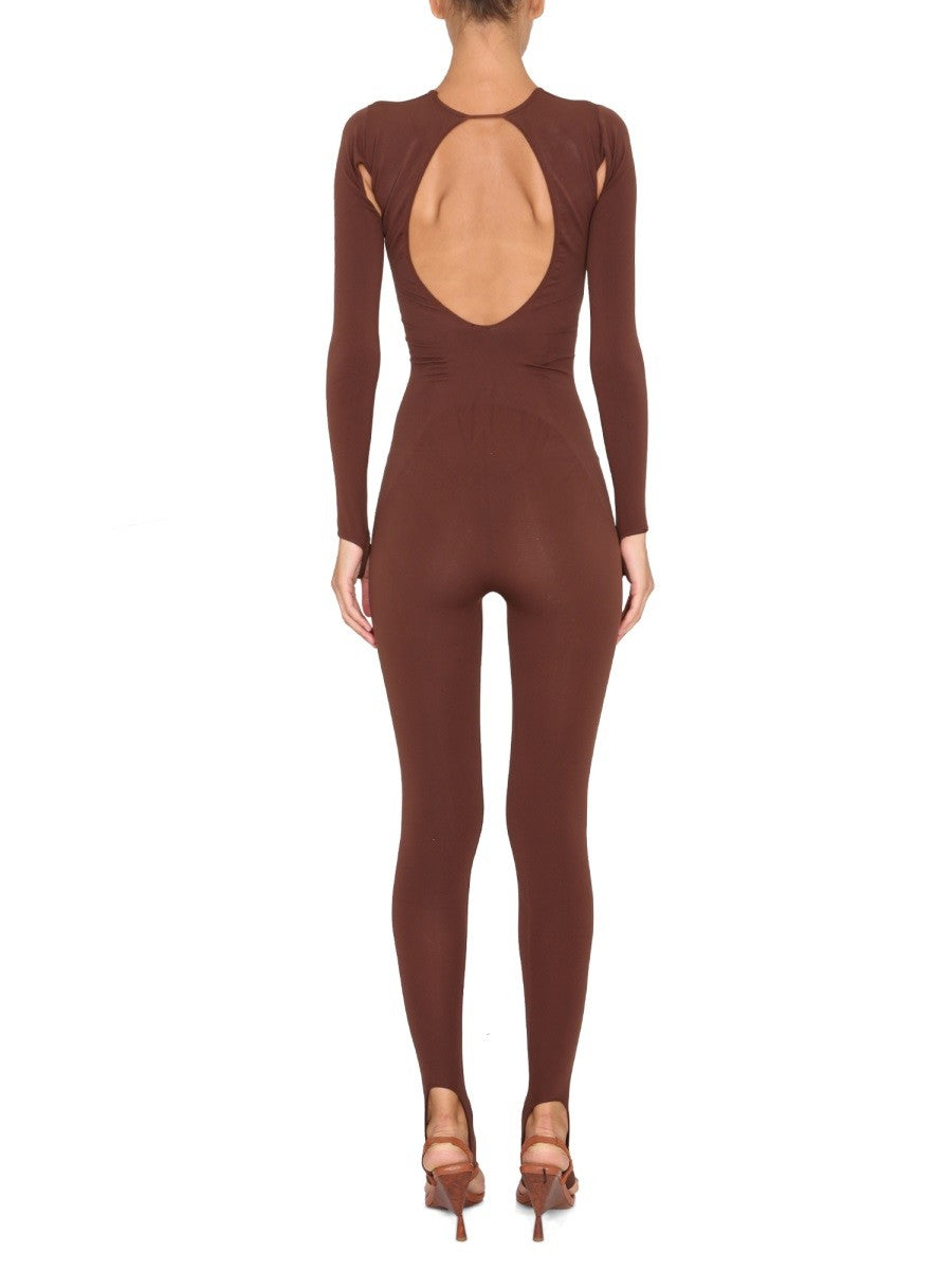 ANDREADAMO FULL JUMPSUIT WITH CUT-OUT DETAILS