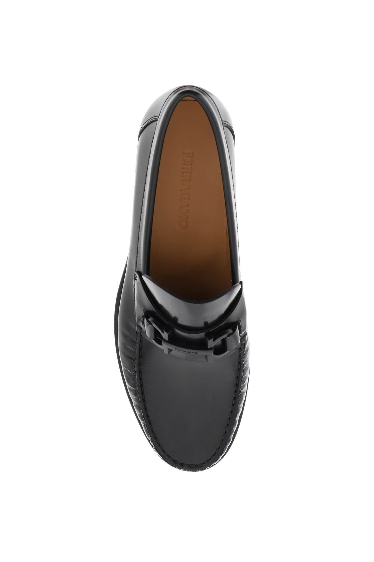 Ferragamo gancini loafers