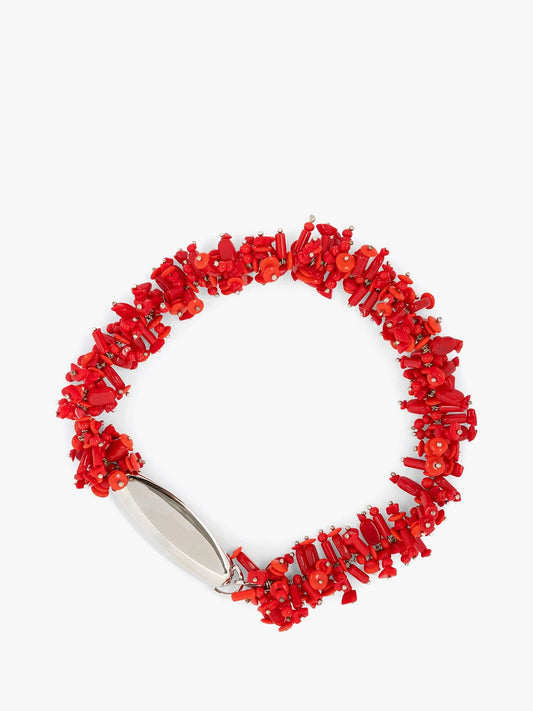 Dries Van Noten Glass and metal necklace