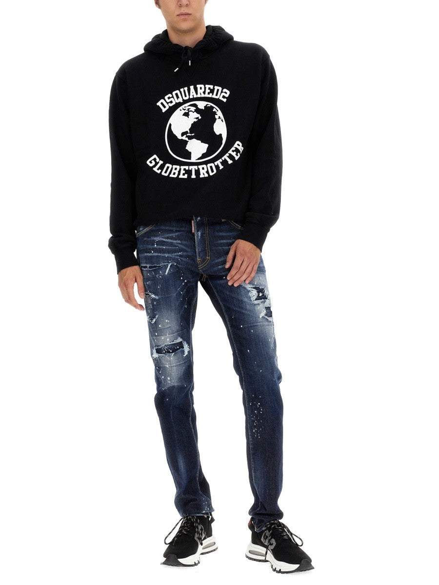 Dsquared GLOBETROTTER SWEATSHIRT