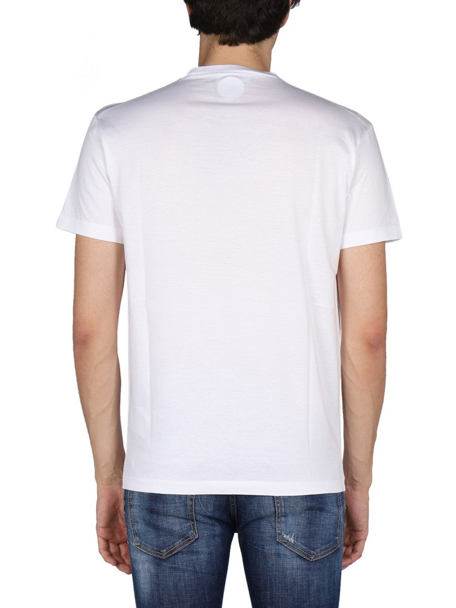 Dsquared "GLOBETROTTER" T-SHIRT WITH PRINT