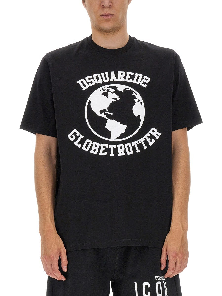 Dsquared "GLOBETROTTER" T-SHIRT